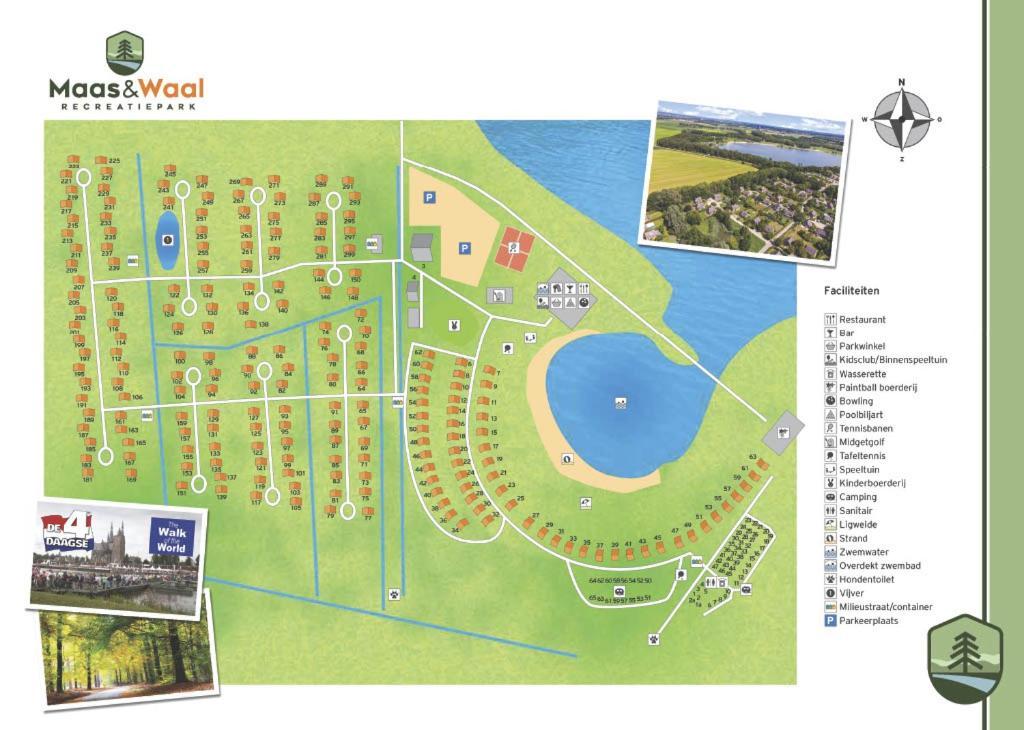 Recreatiewoning Maas En Waal 191 Villa Ewijk Exteriör bild